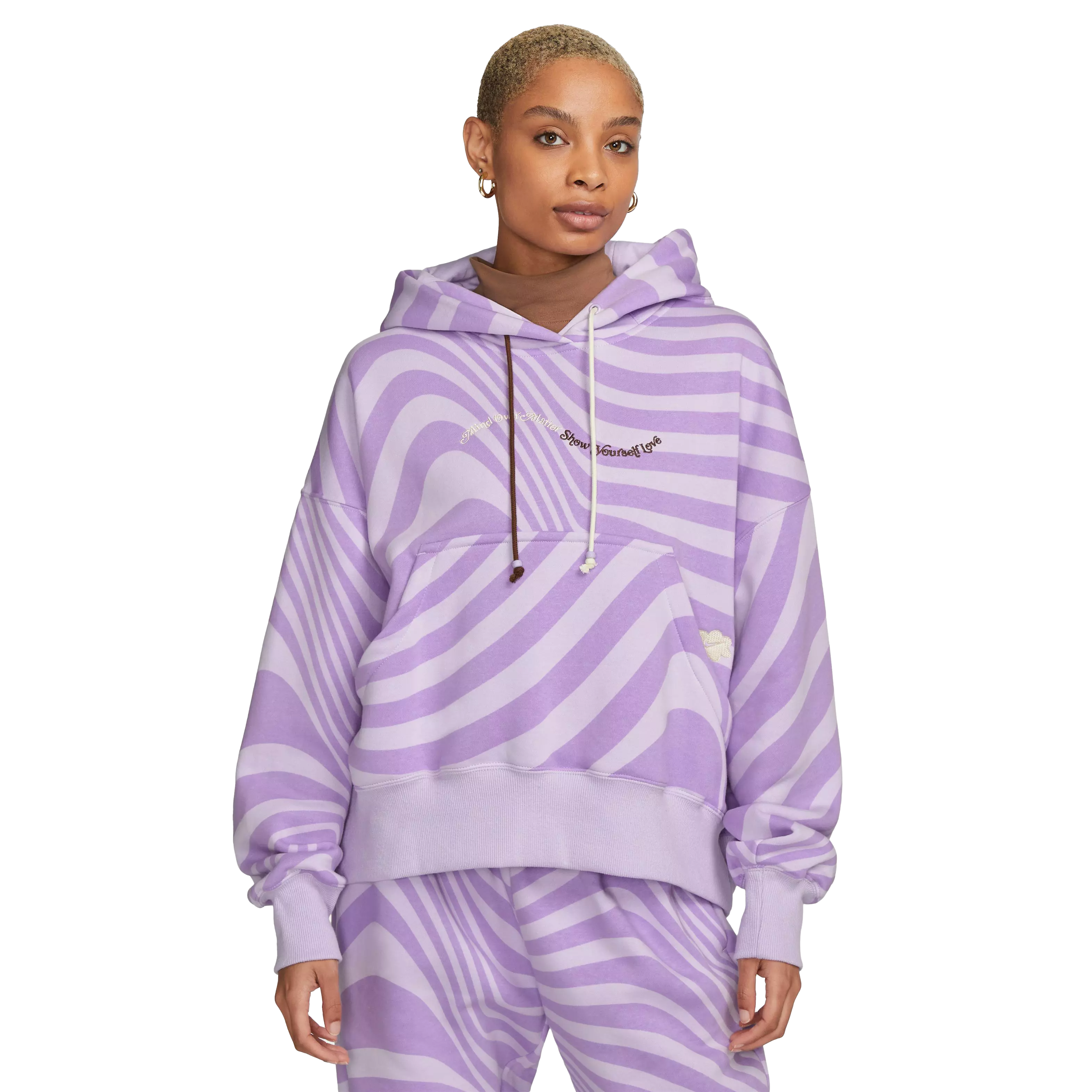 Women's nike purple on sale sweatshirt